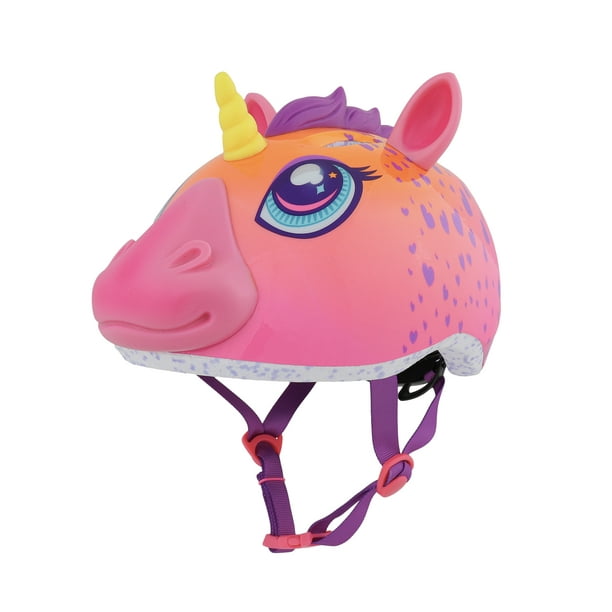 Raskullz Kid Super Rainbow Unicorn 3D Helmet Cycling Skate Scooter Birthday Gift